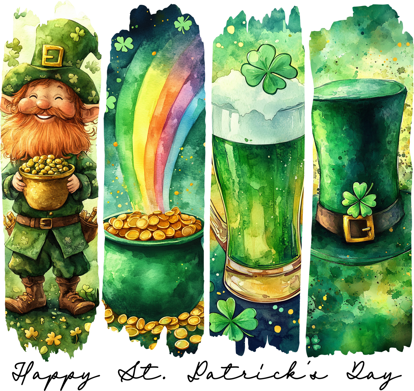 Happy St. Patrick's Day DTF Transfer