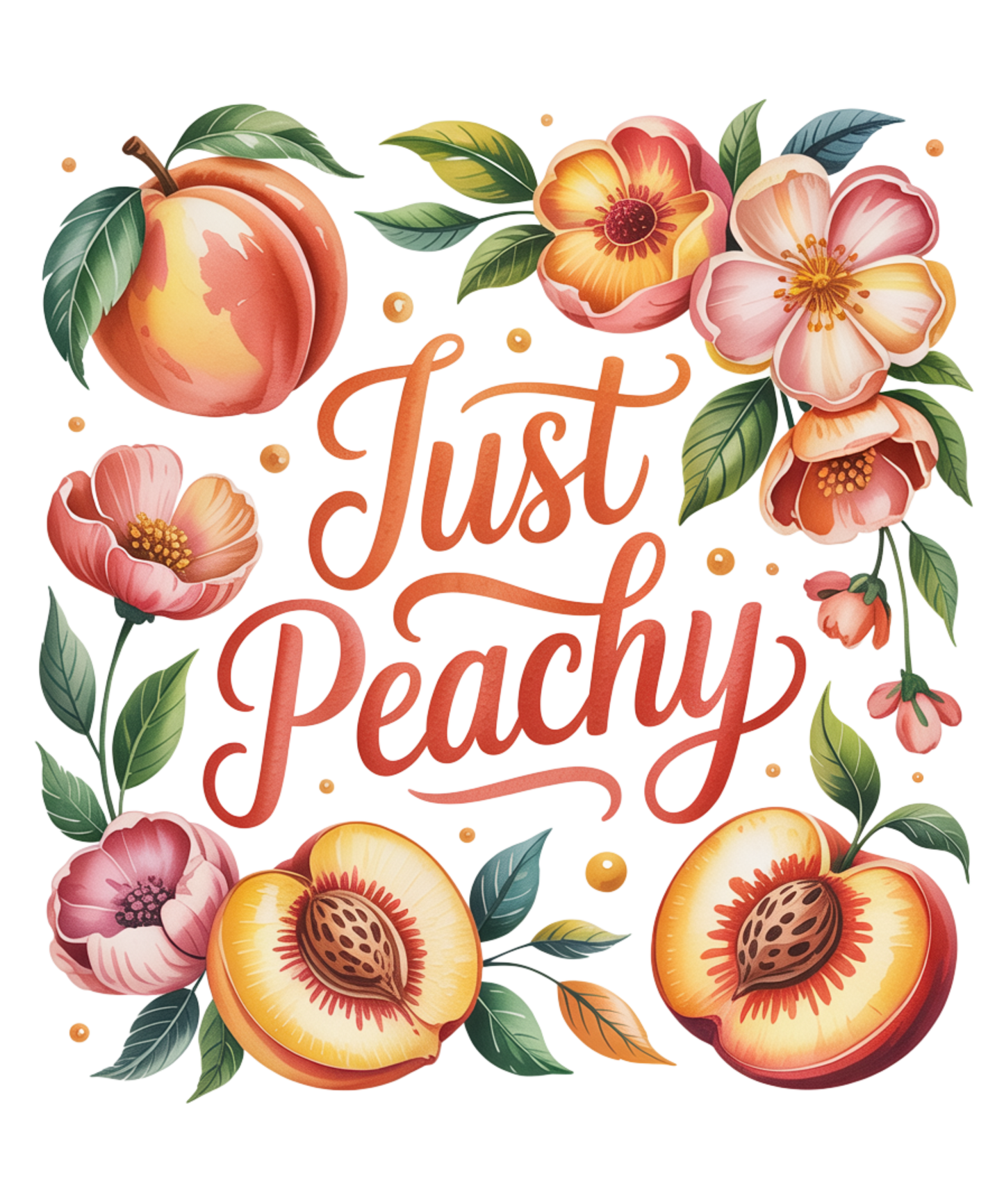 Just Peachy DTF Transfer