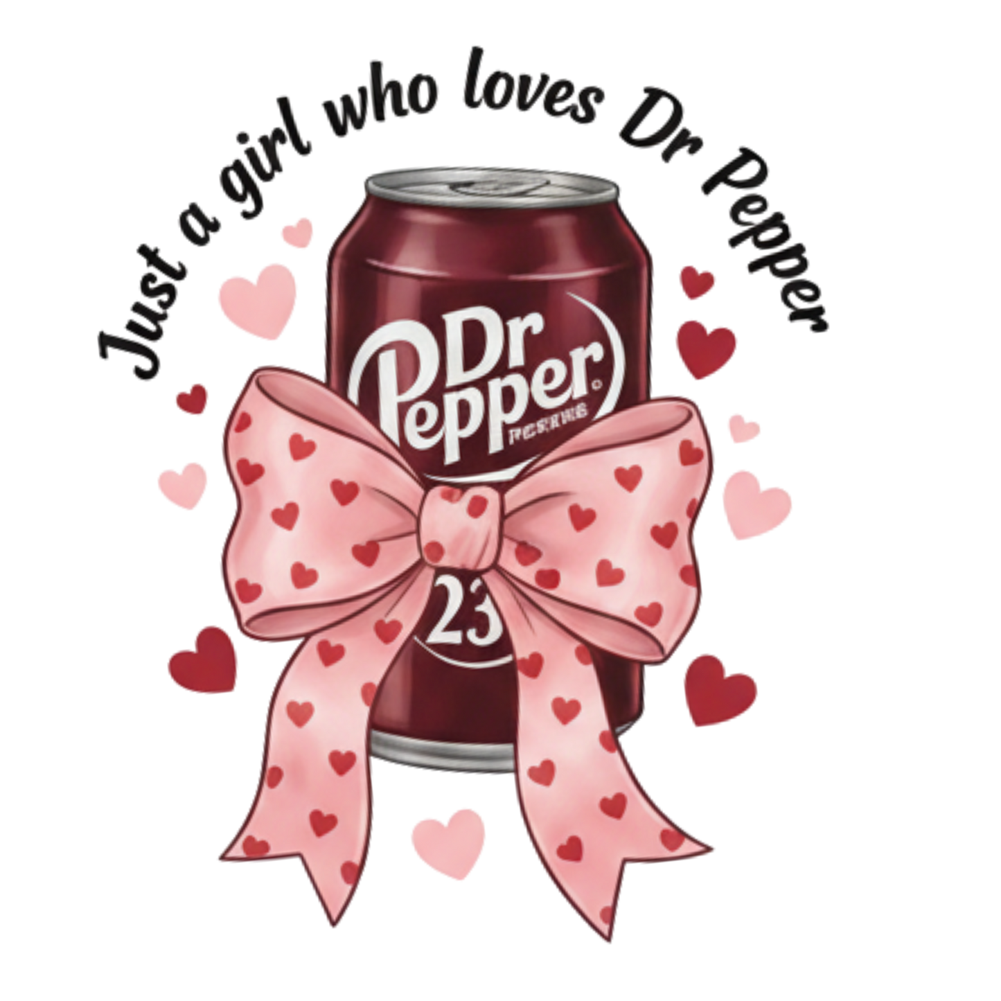 Dr. Pepper theme DTF Transfer