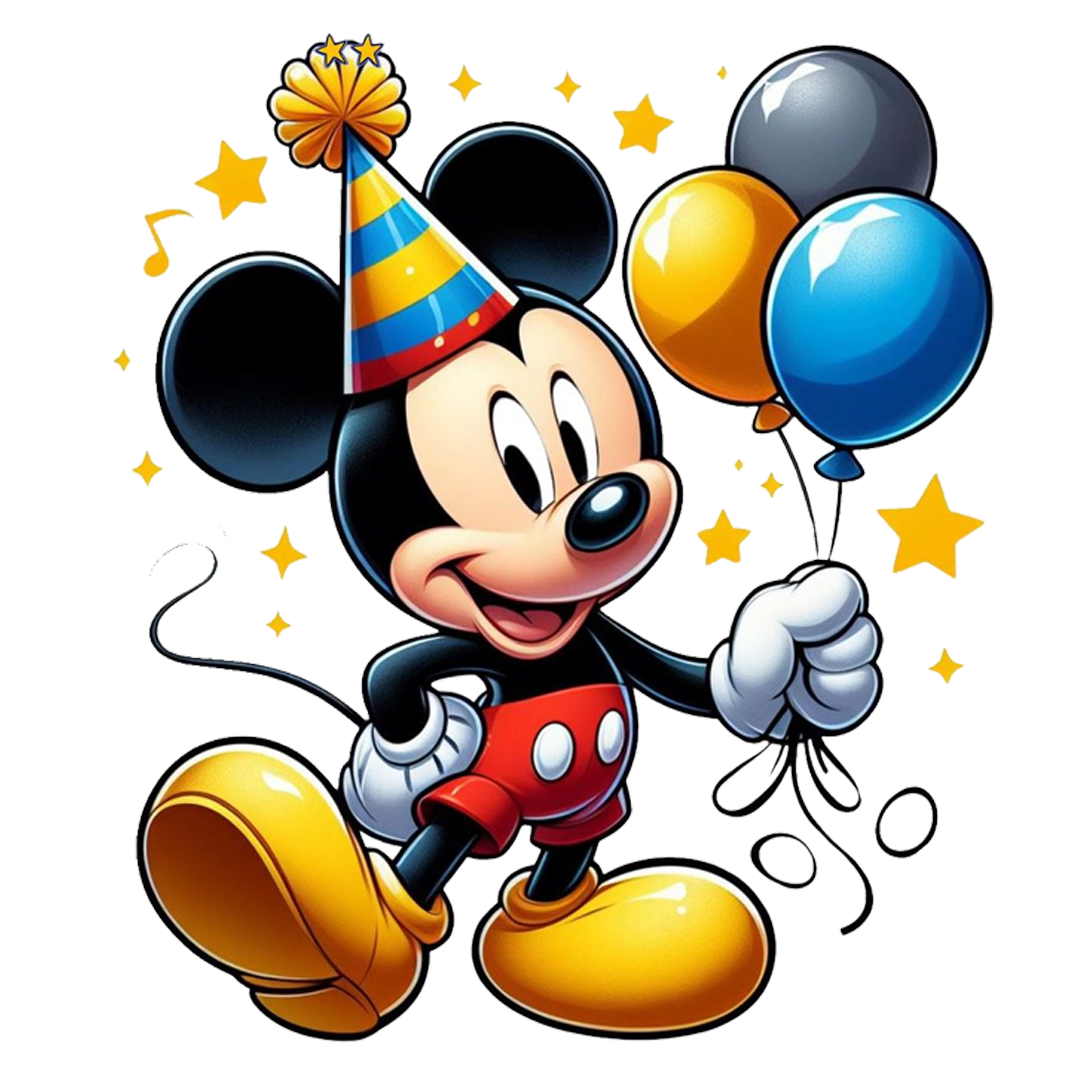 Birthday Mickey DTF Transfer