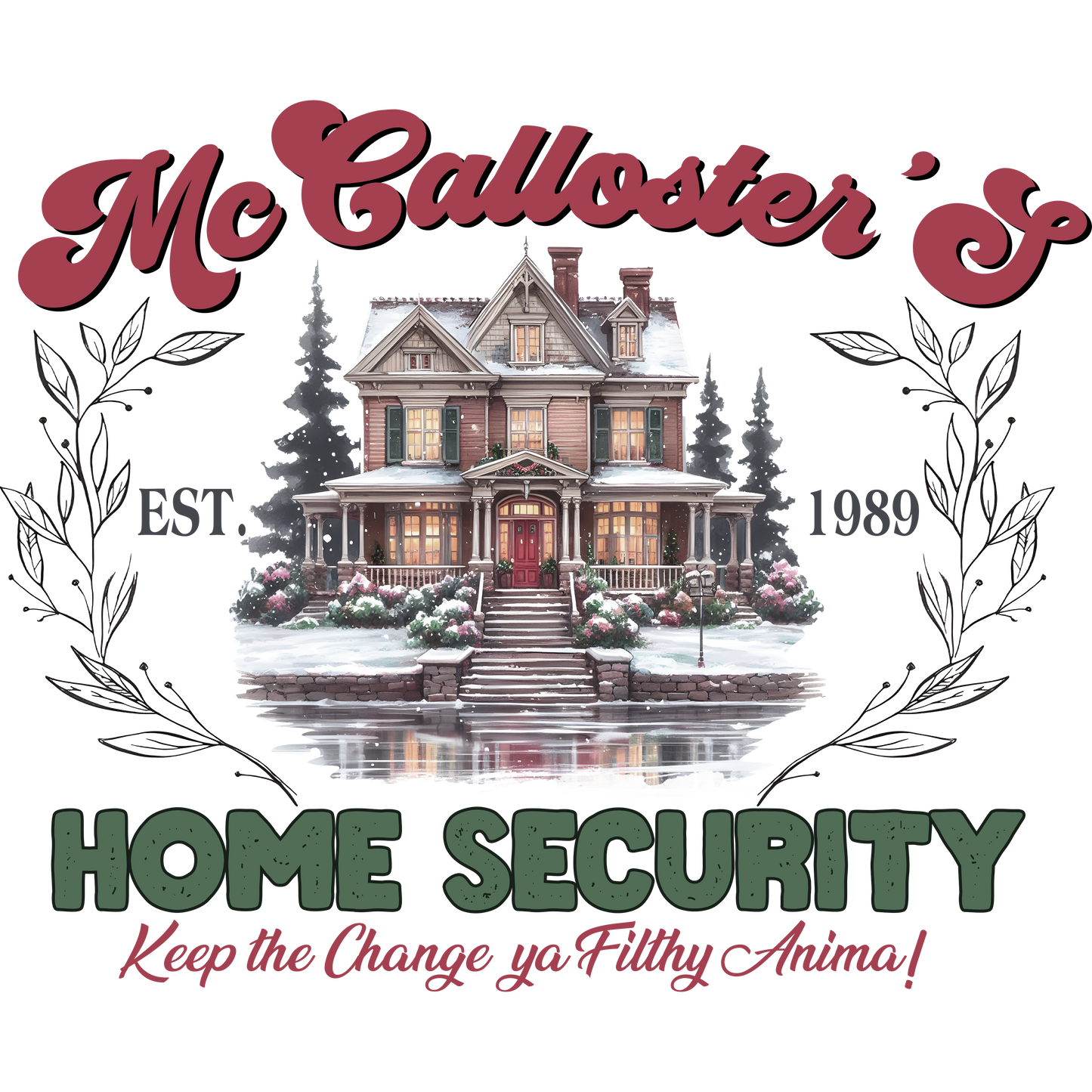McCalloster's Home Security DTF Transfer