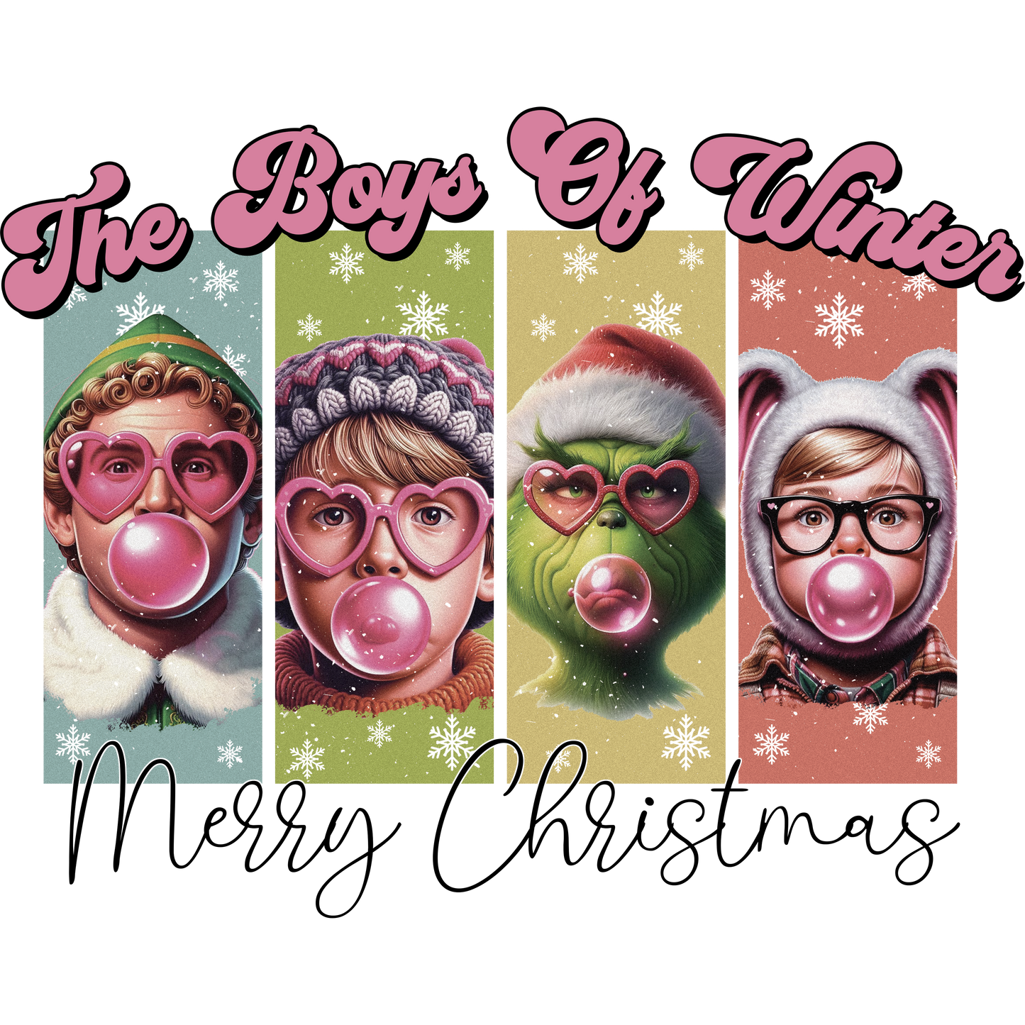 The Boys of Christmas DTF Transfer