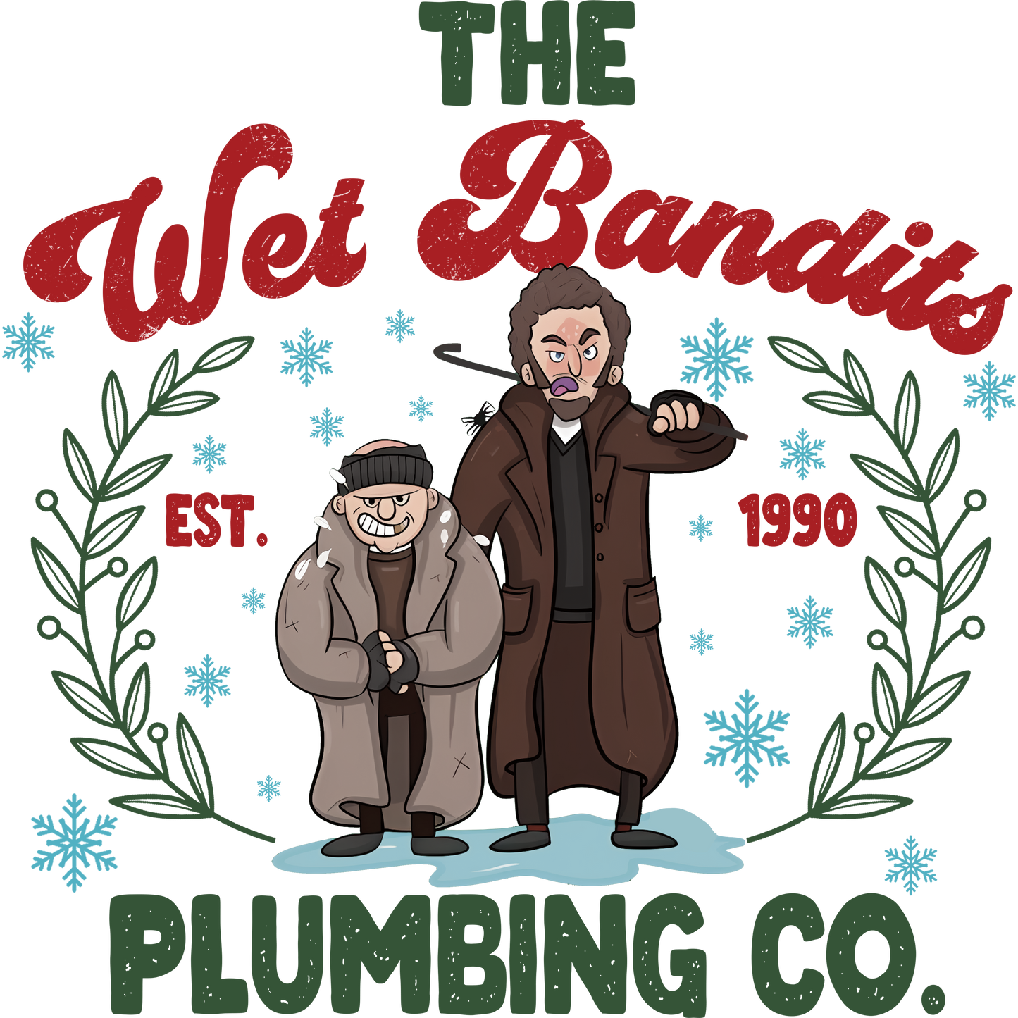 The Wet Bandits DTF Transfer