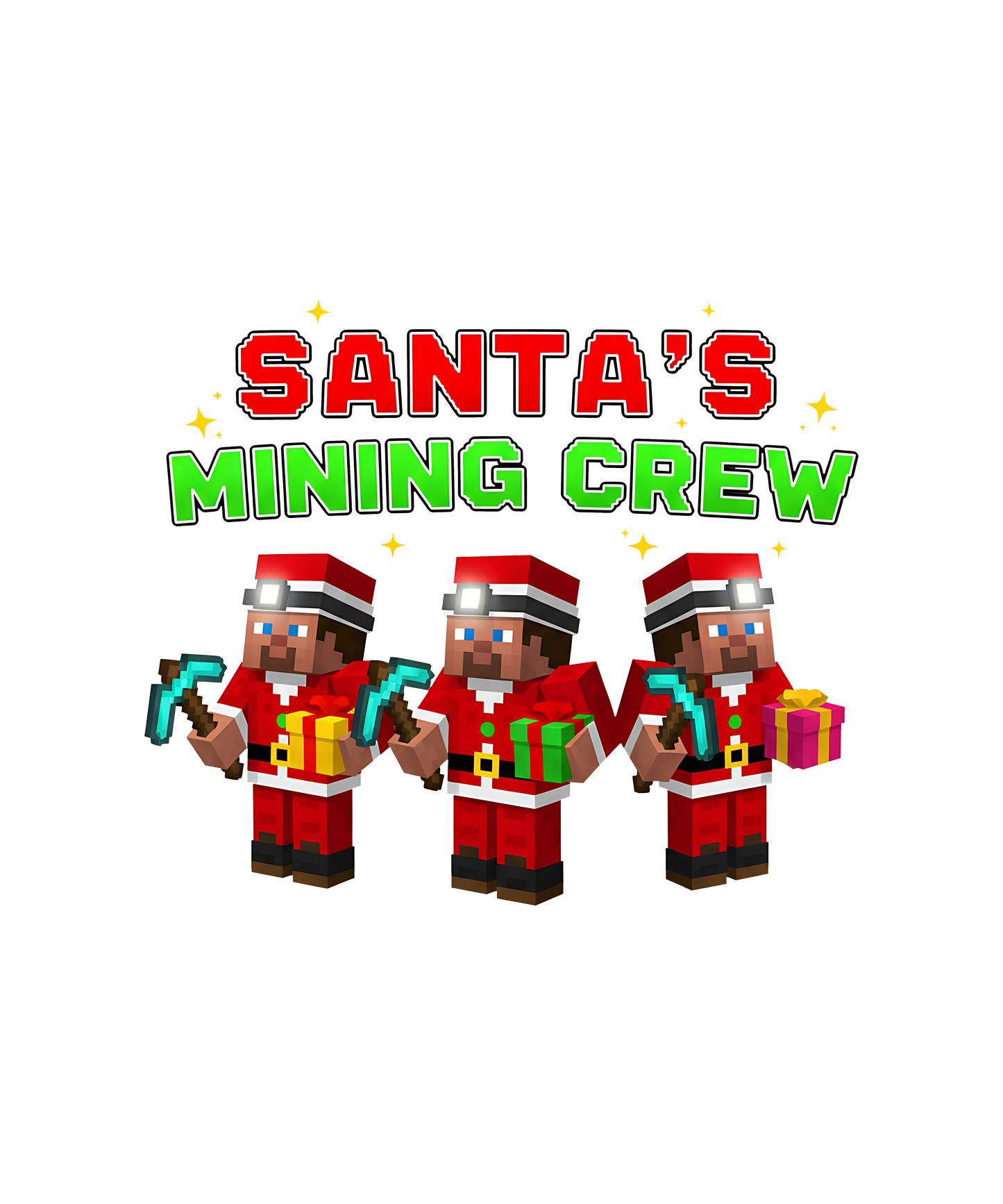 Mine Craft DTF Transfer