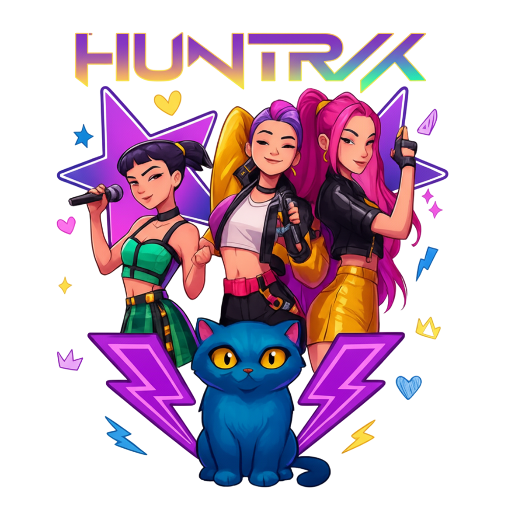 K-Pop Demon Hunters DTF Transfer