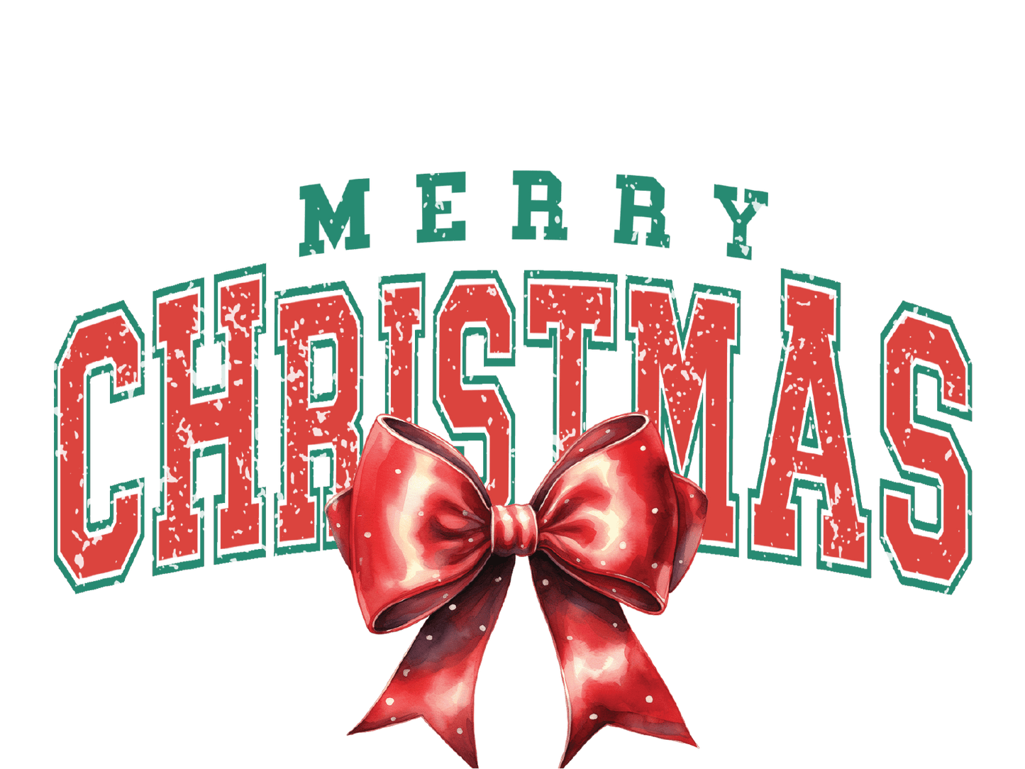 Merry Christmas DTF Transfer