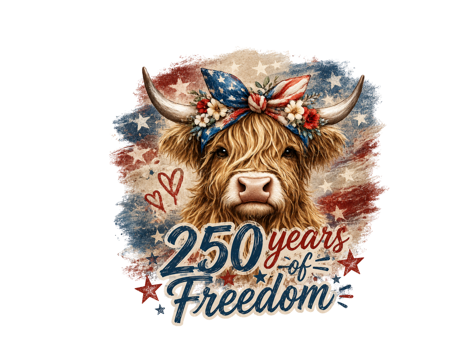 250 Years of Freedom DTF Transfer