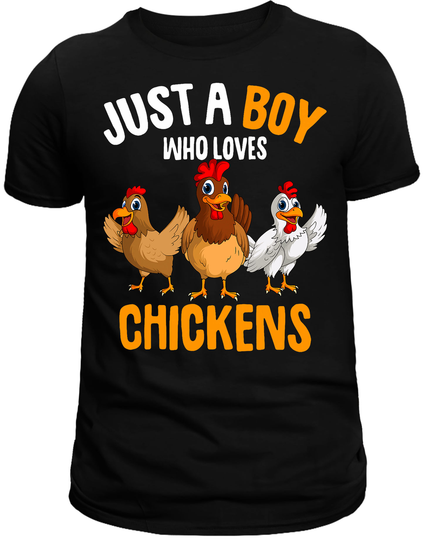 Just a boy who loves chickens DTF Transfer