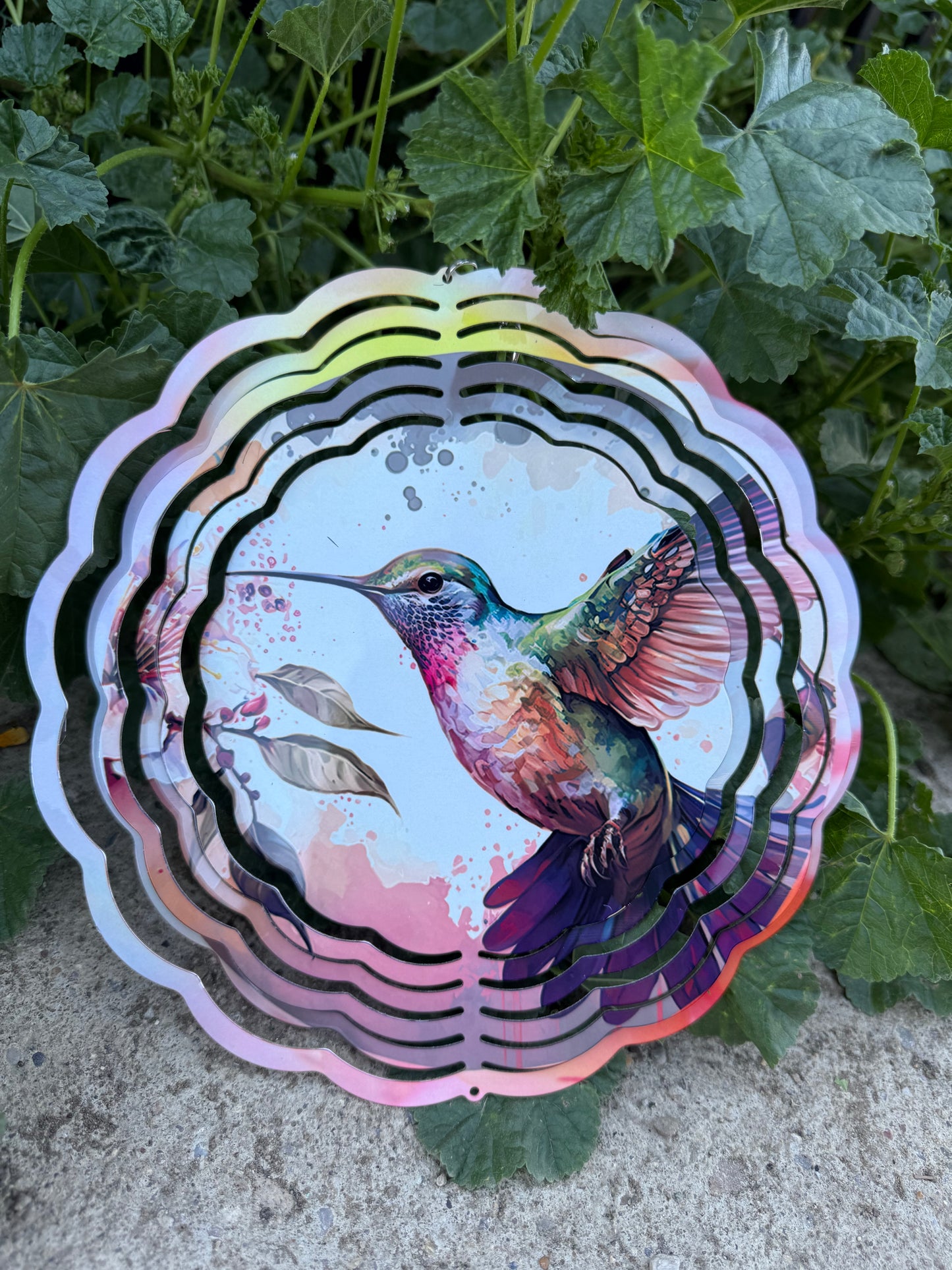 Hummingbird Wind Spinner