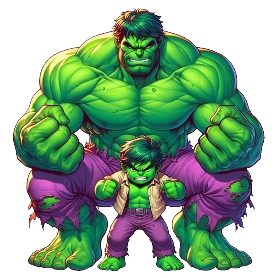 Hulk & Mini DTF Transfer