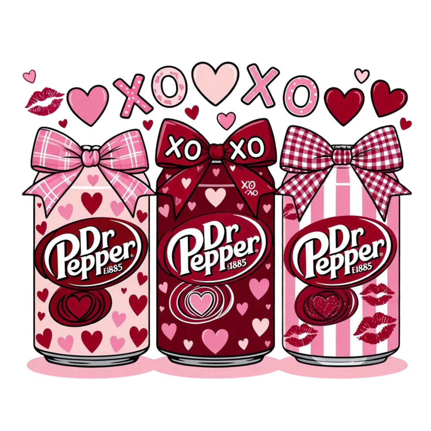 XOXO Dr. Pepper DTF Transfer