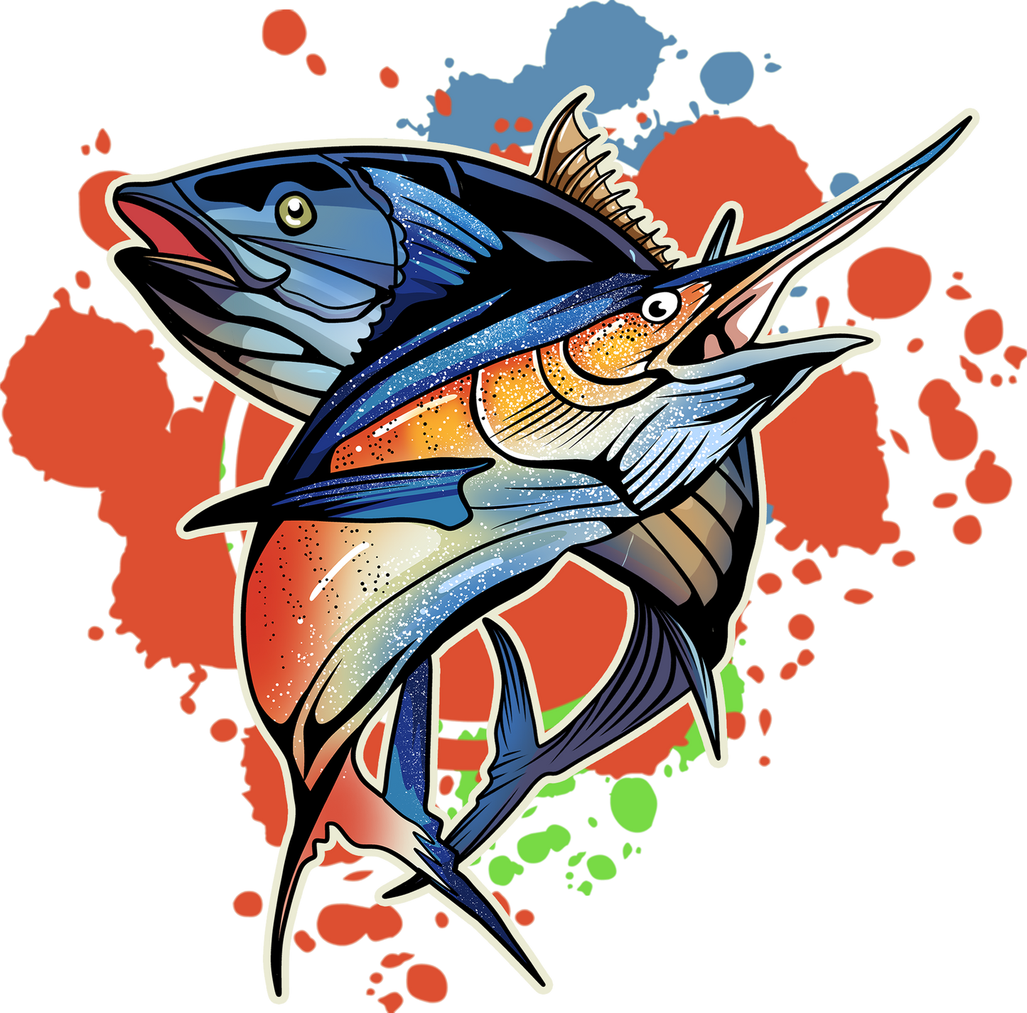Fish Style DTF Transfer