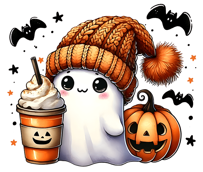 Halloween ghost DTF Transfer
