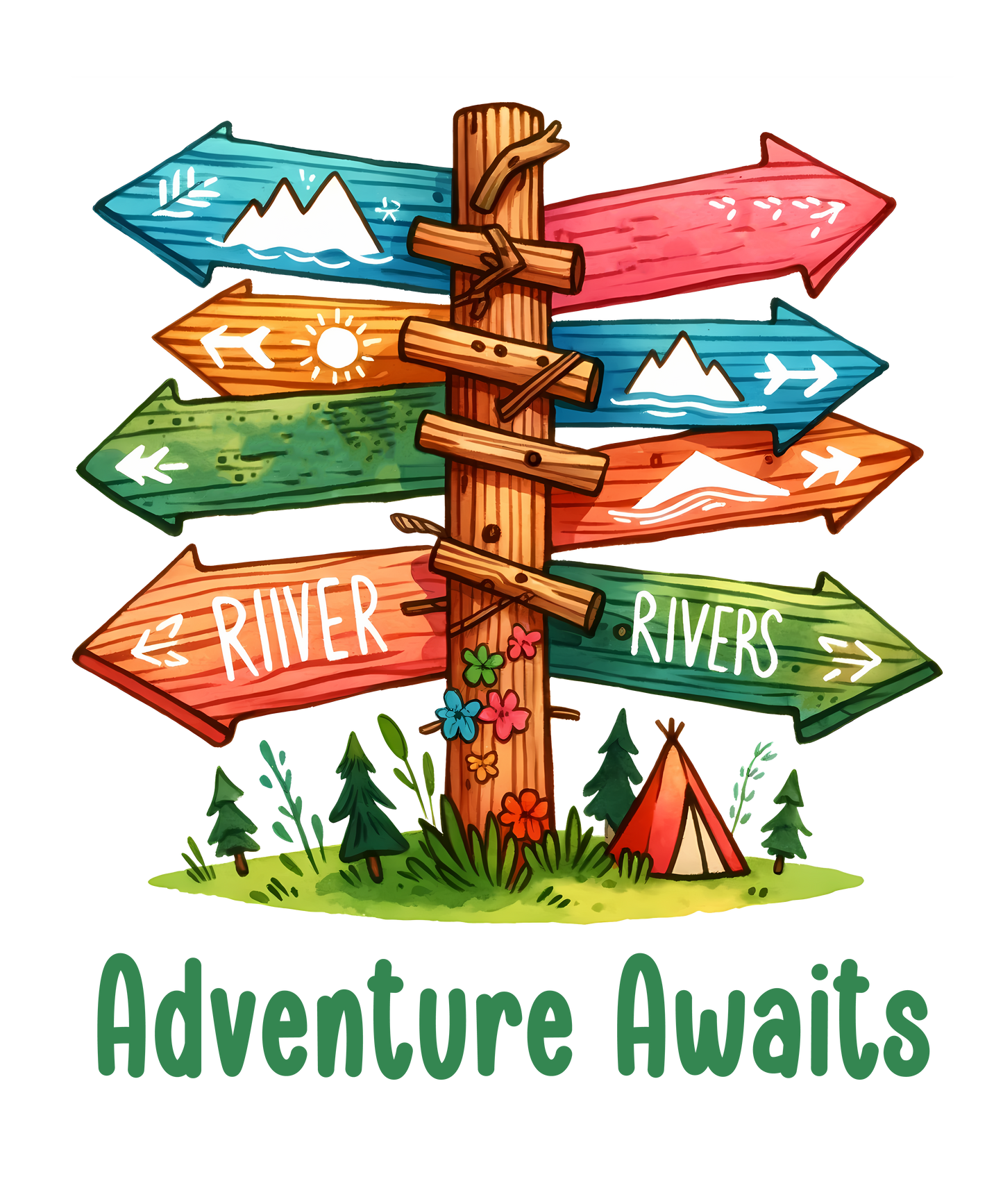 Adventure Awaits DTF Transfer
