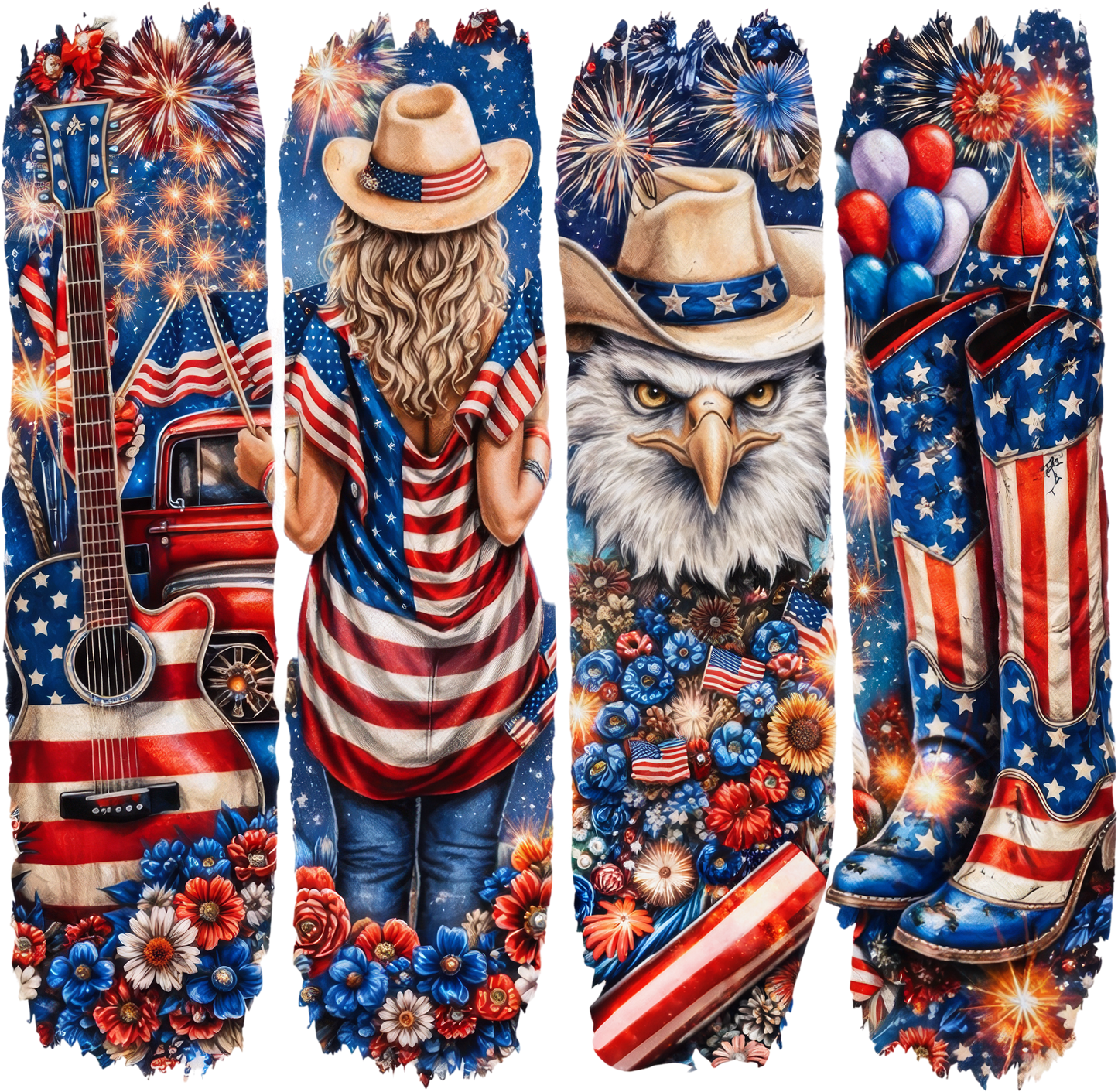 Merica scene DTF Transfer