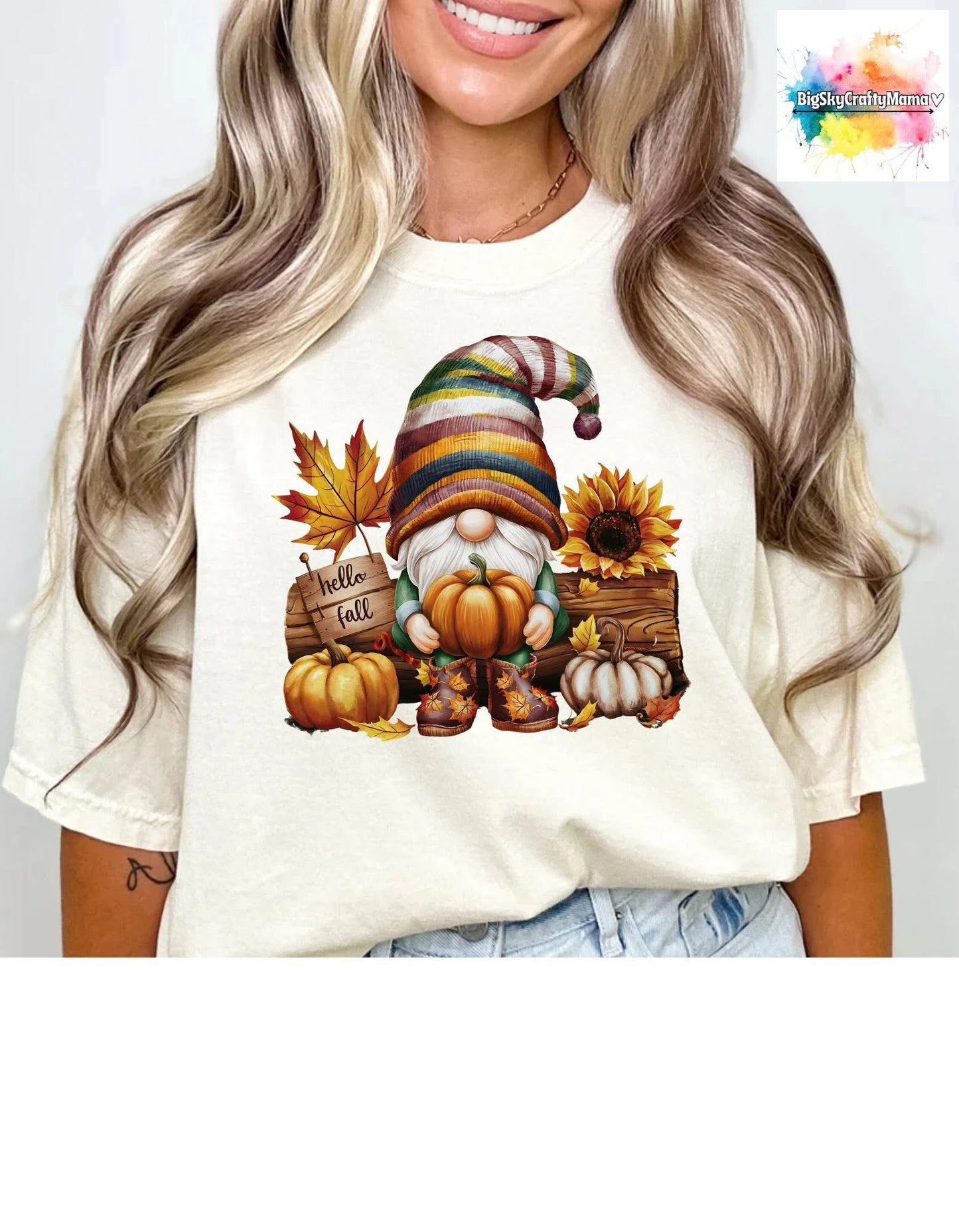 Fall Gnome #3 DTF Transfer