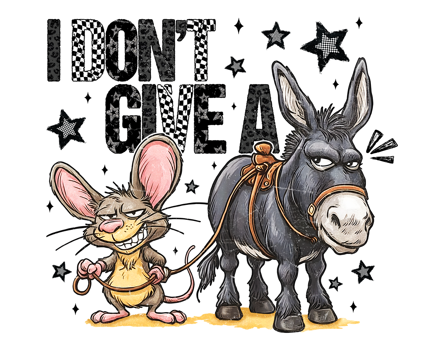 I don't give a rats a** DTF Transfer