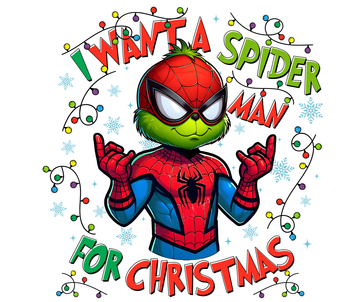 Spiderman DTF Transfer