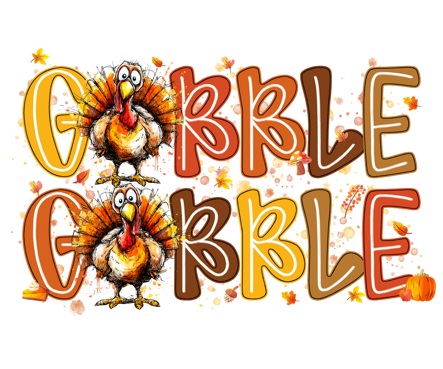 Gobble Gobble DTF Transfer