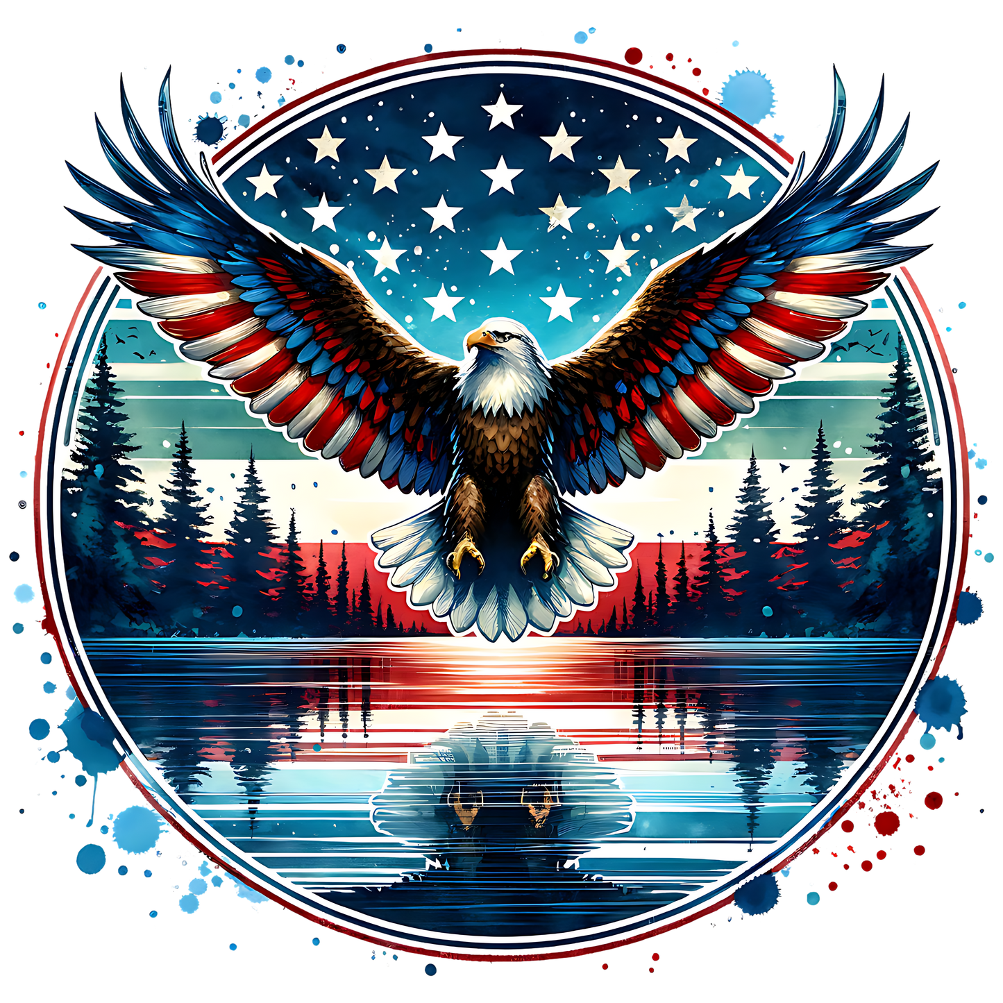 American Eagle DTF Transfer