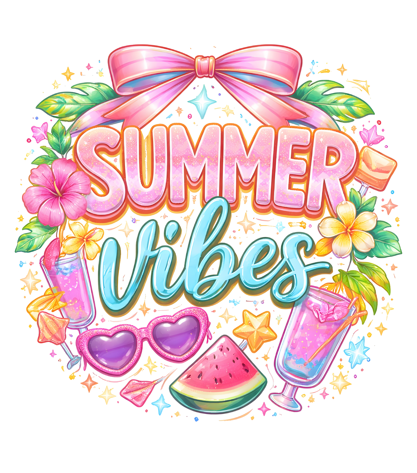 Summer Vibes DTF Transfer
