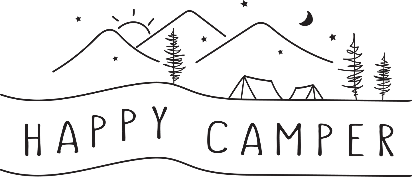 Happy Camper DTF Transfer