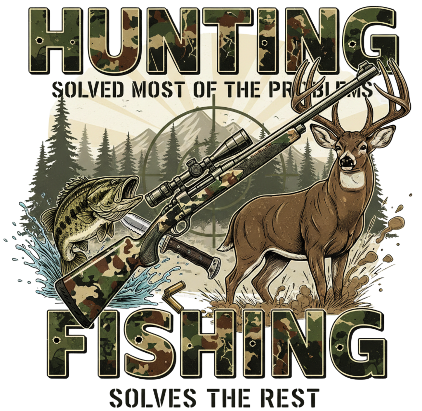 Hunting & Fishing DTF Transfer