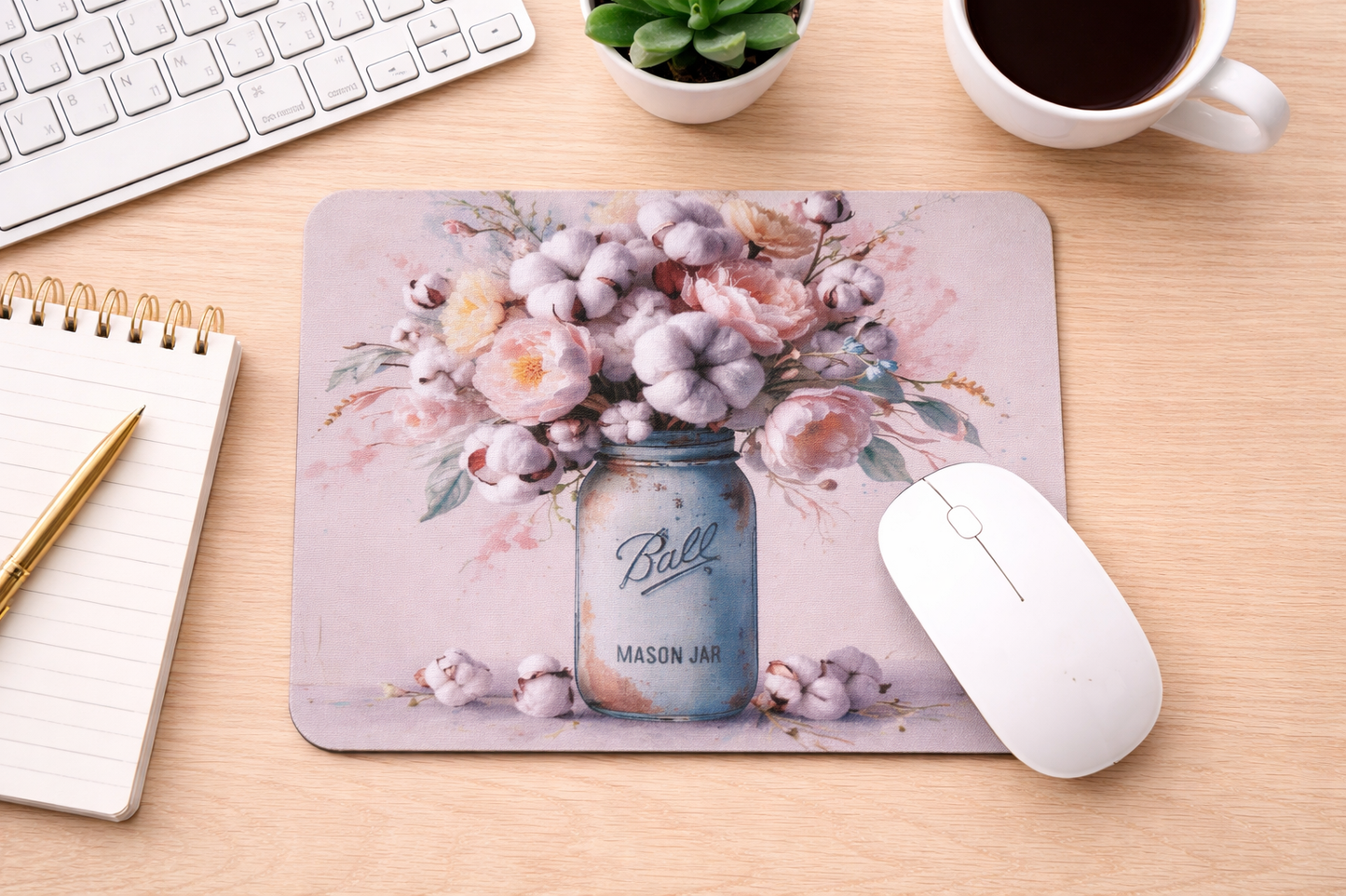 Mason Jar Mouse Pad