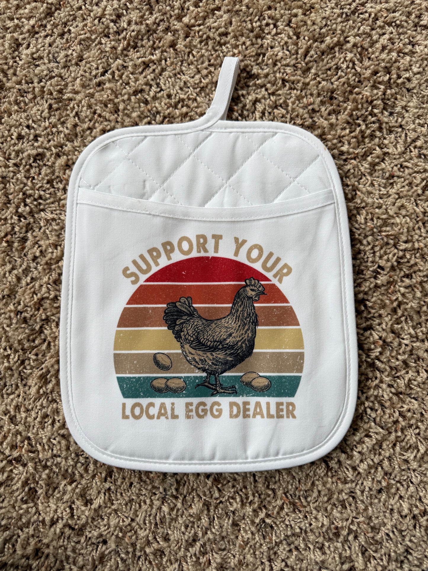 Egg Dealer Pot Holder