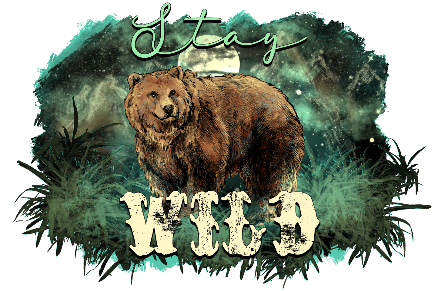 Stay Wild DTF Transfer
