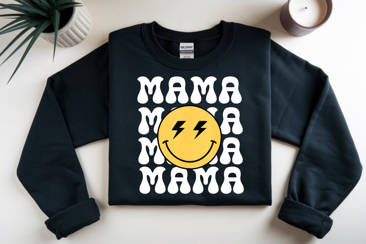 Mama Smily face DTF Transfer