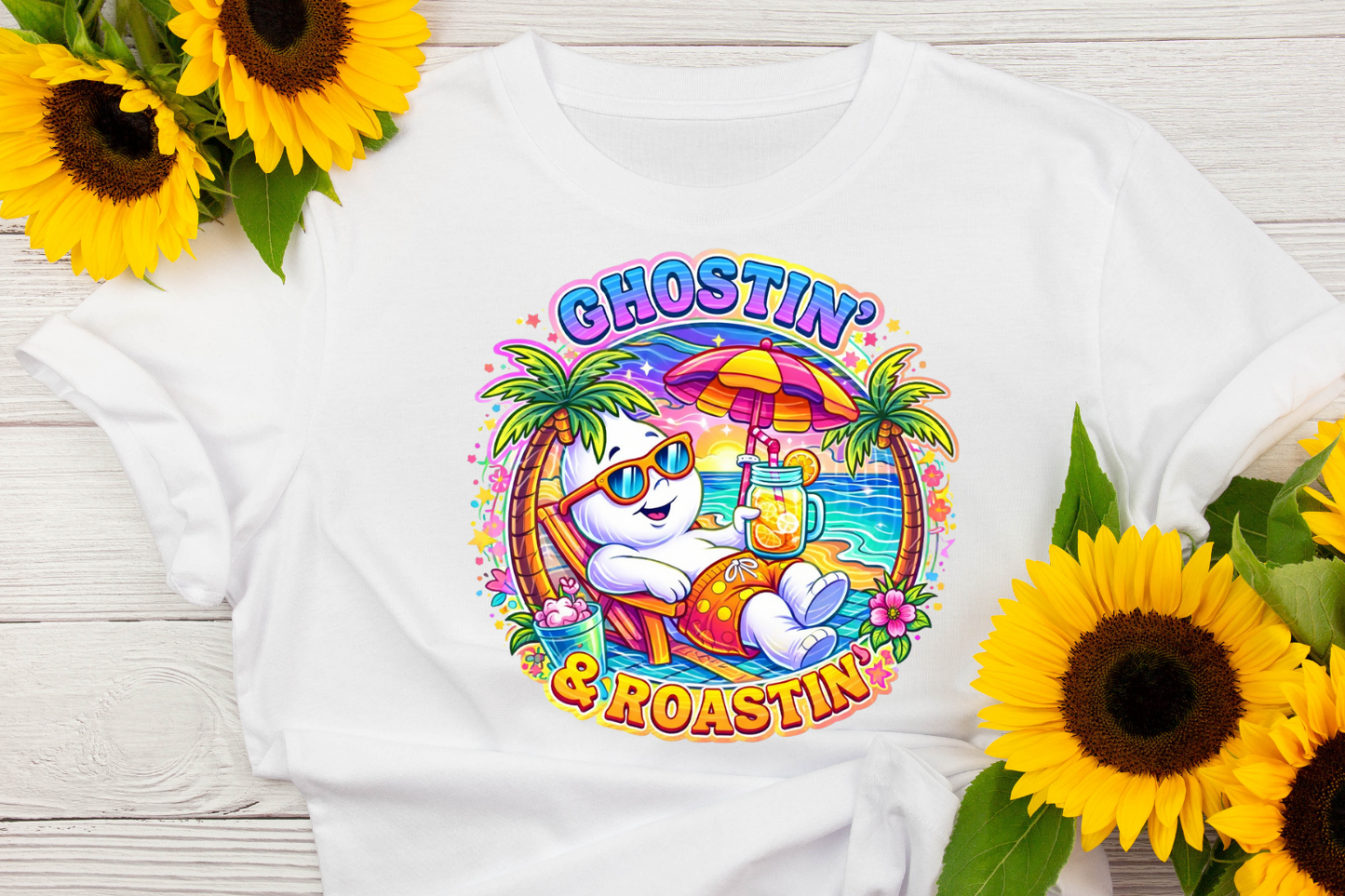 Casper Ghosting & Roastin DTF Transfer