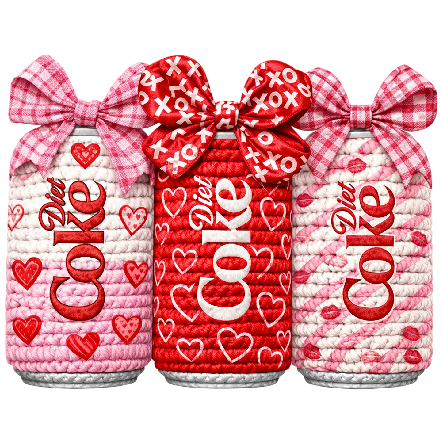 Diet Coke Yarn DTF Transfer