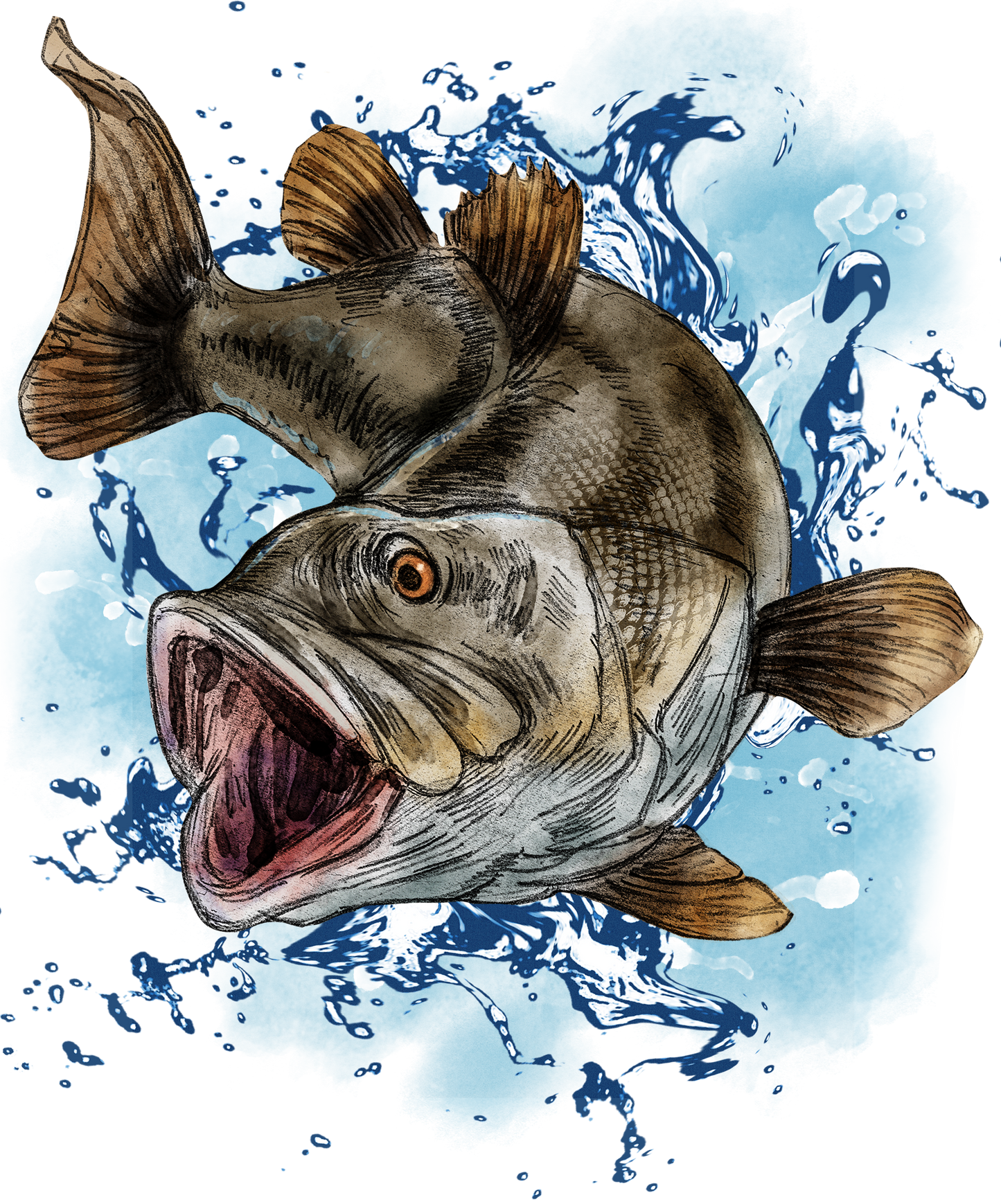 Fish DTF Transfer