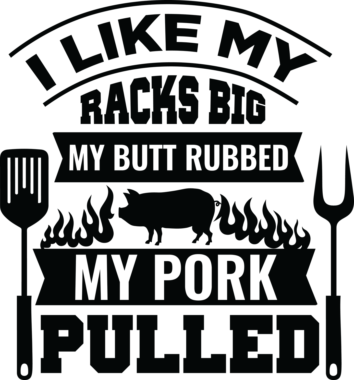 BBQ Saying DTF Transfer