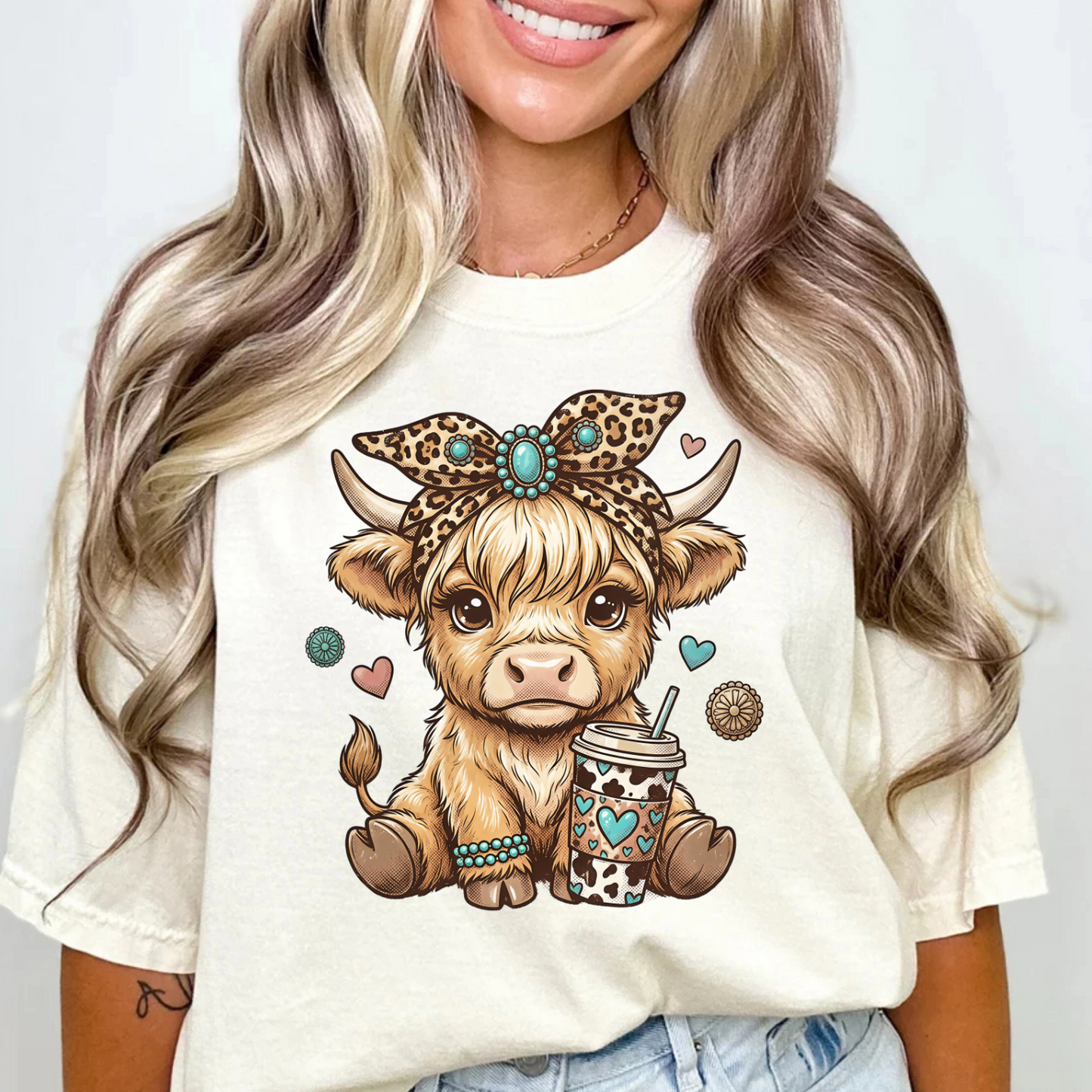 Western Cow DTF Transfer