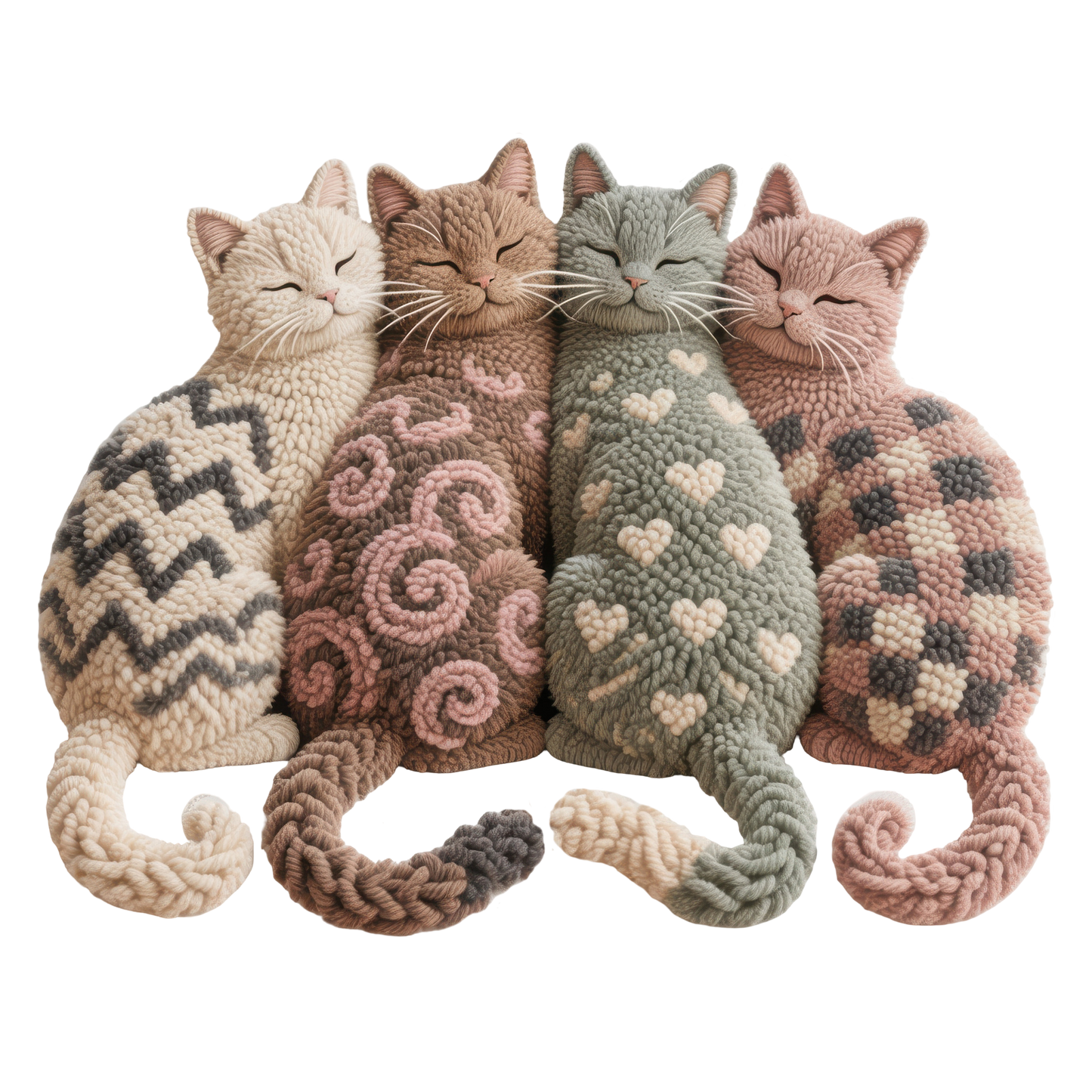 Kitty Yarn DTF Transfer