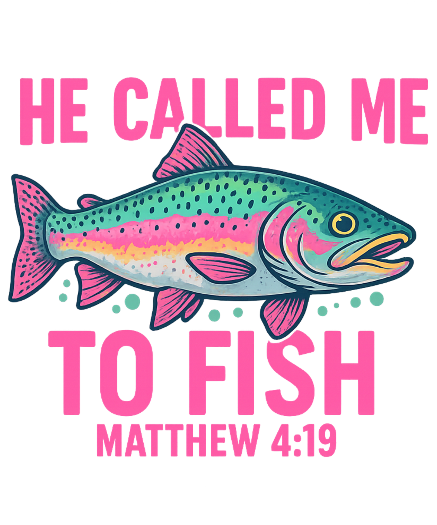 He called me to Fish DTF Transfers