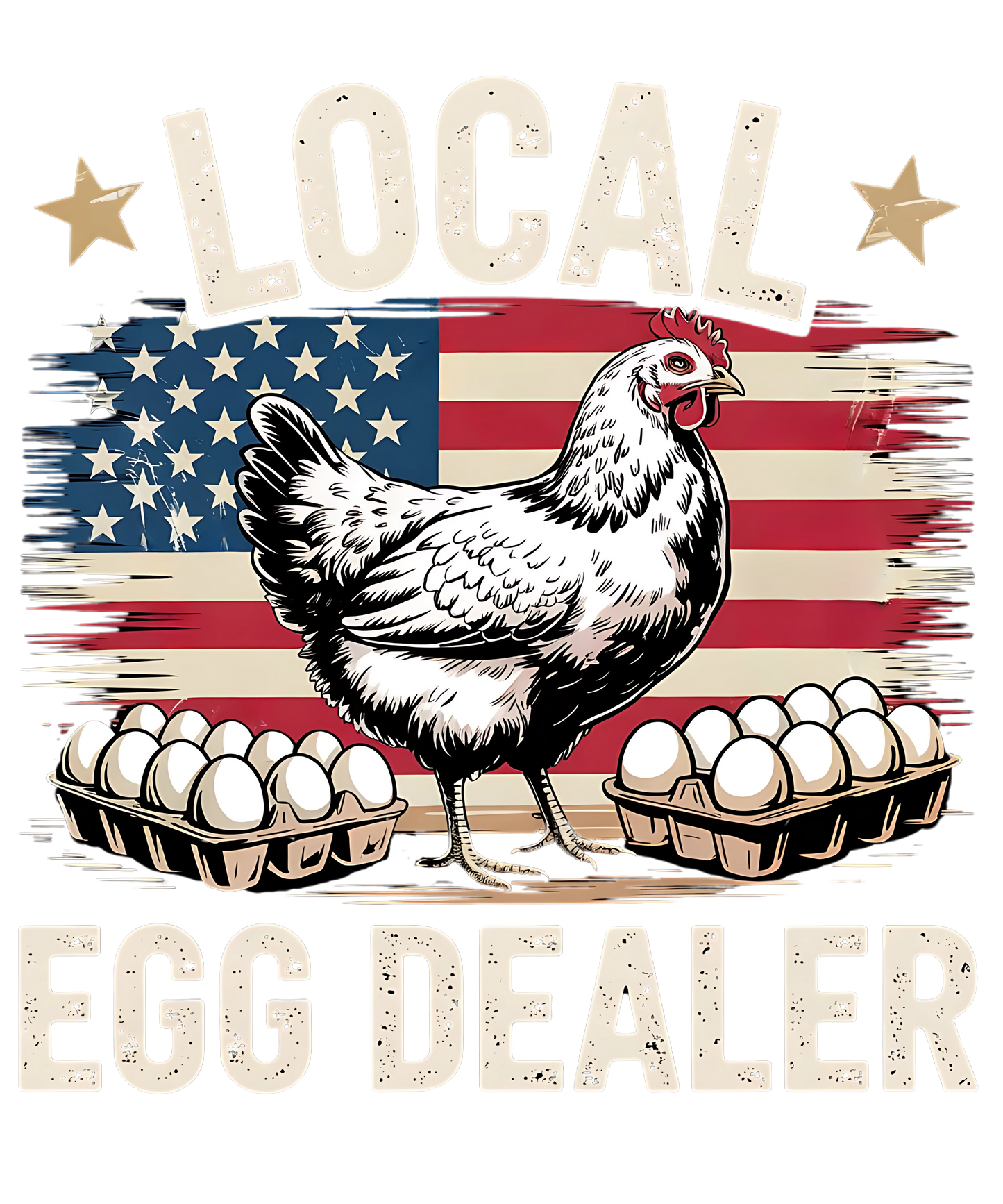 Local Egg Dealer DTF Transfer