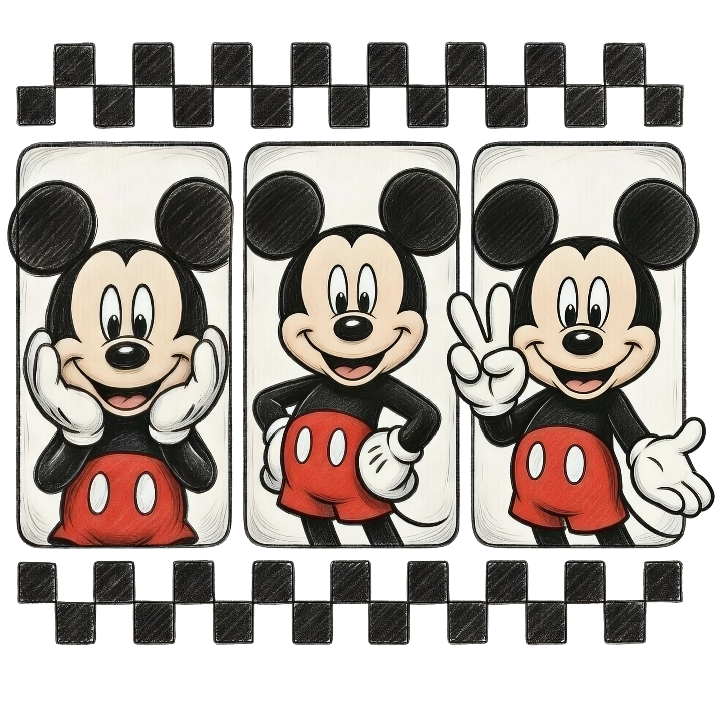 Mickey DTF Transfer