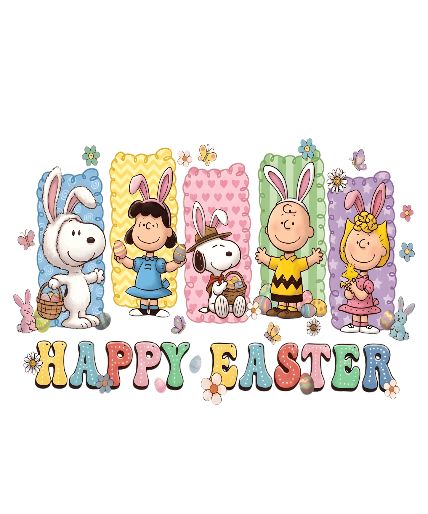Charlie brown easter DTF Transfer