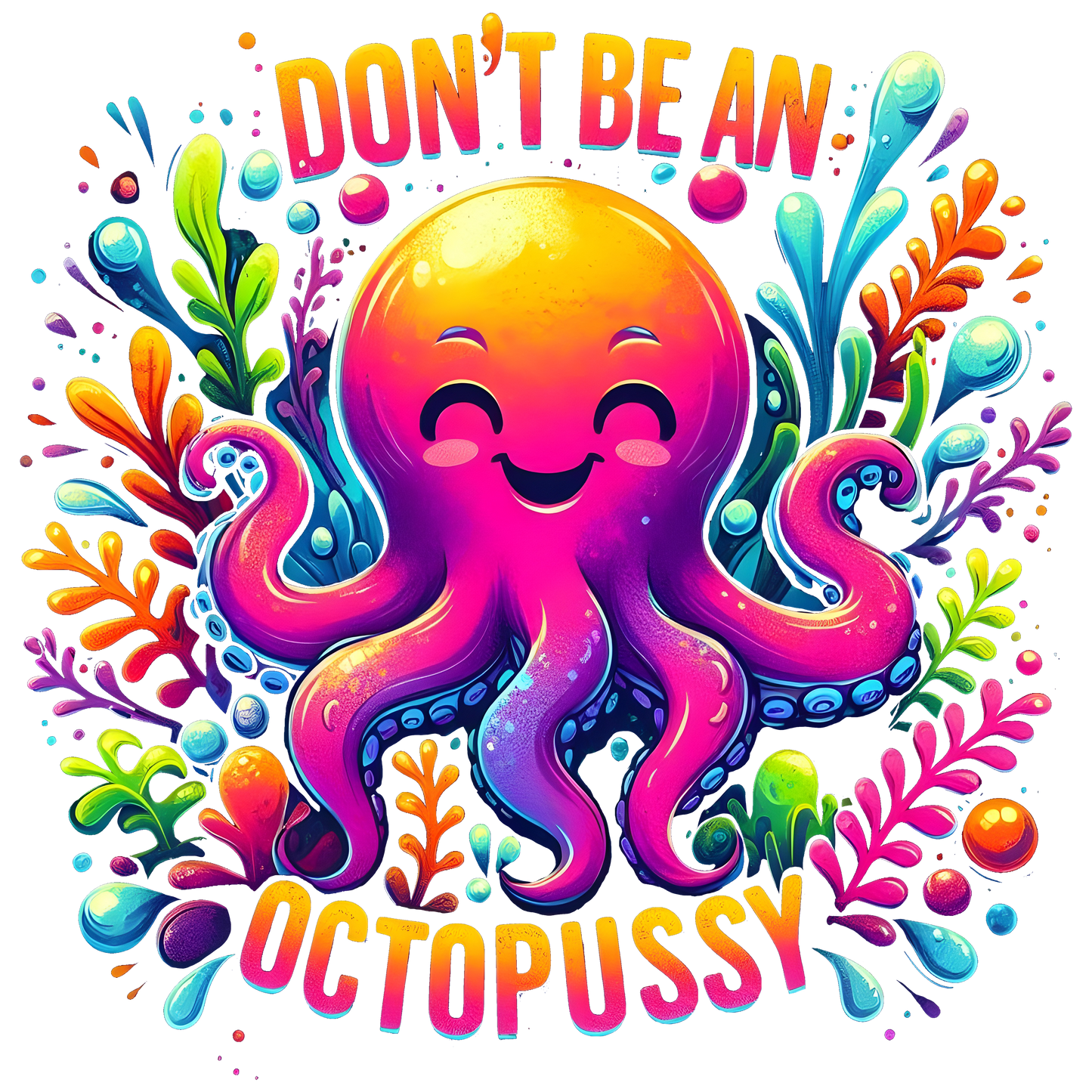 Don't be an Octopussy DTF Transfer