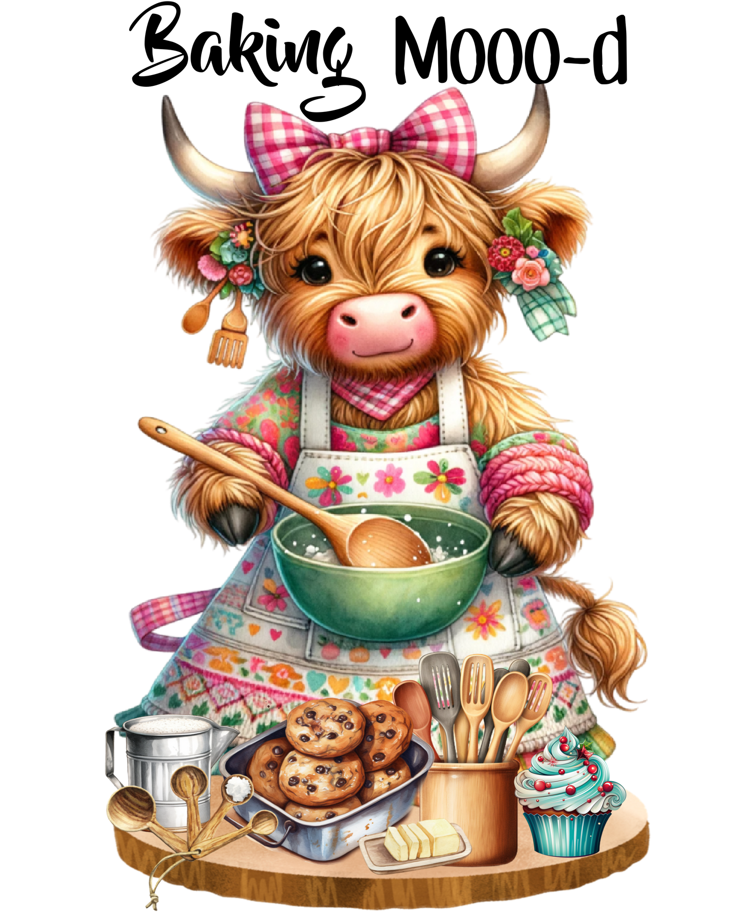 Baking Mooo-d DTF Transfer