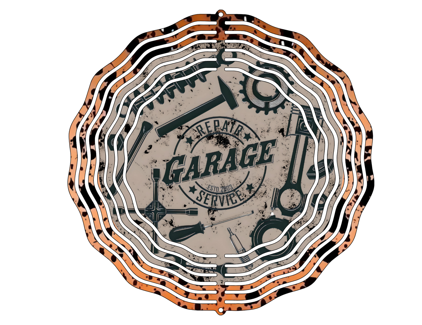 Repair Garage Wind Spinner