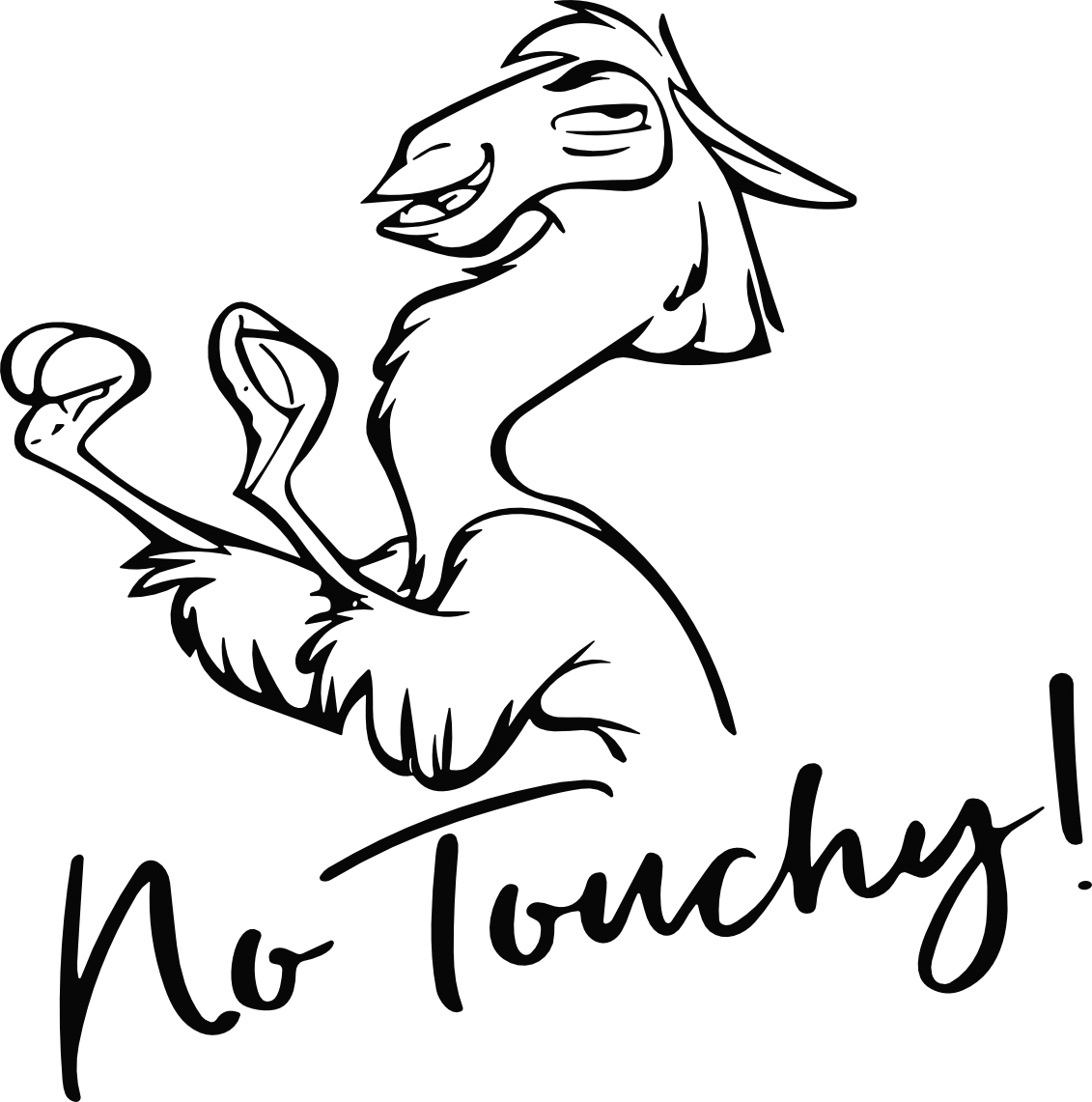 No Touchy! DTF Transfer