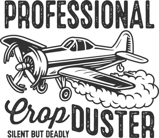 Distressed Crop Duster DTF Transfer