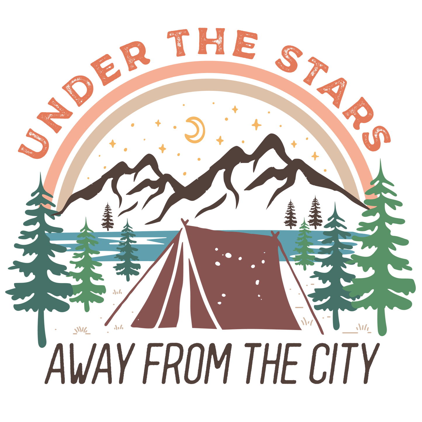 Under the stars DTF Transfer