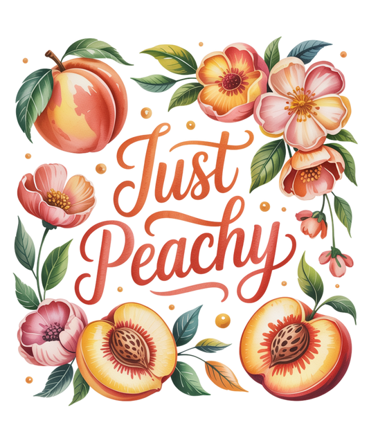 Just Peachy DTF Transfer