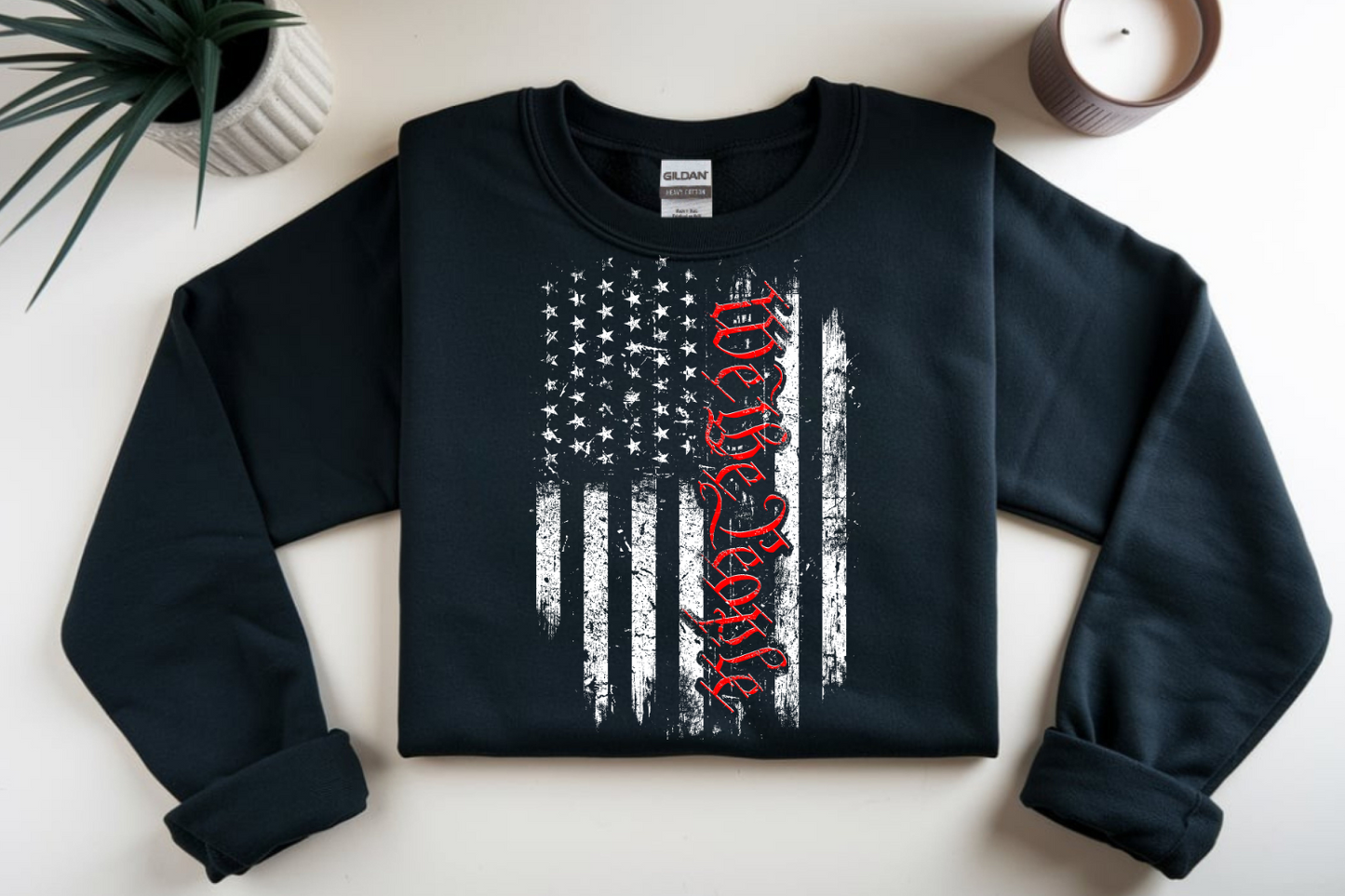 We the people (white & red font) DTF Transfer