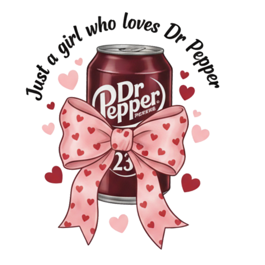 Dr. Pepper theme DTF Transfer